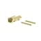 Quiet Glide 9.92 ft. White Oak Sunburst Wheel Brushed Satin Brass Rolling Hook Removable Ladder, 12 ft. Rail QG.510-10WO-12-H.06B - alternate 8