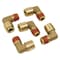 Mytee Products DOT Brass Push to Connect Fitting Elbow 1/4 in Tube ODx1/4 in NPT Air Line Male MP-ABF-ELBOW1414 - alternate 1