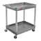Luxor Utility Cart - Large Tub Cart - Two Shelves - Gray TC11-G - alternate 9