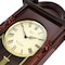 Bedford Clock Collection Grand 31 Inch Chiming Pendulum Wall Clock in Antique Mahogany Cherry Finish BED-LUCIEN - alternate 4