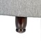 Niche Knight 28 in Large Round Pintucked Storage Ottoman with Lift off lid - Gray N6270CM - alternate 3