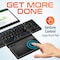 Delton Foldable Portable Wireless Keyboard with Touchpad - Black F92 - alternate 6