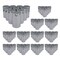 Mytee Products 120Pcs Lug Nut Covers 33mm Thread-on Chrome ABS Plastic Lug Replaces # TNUT-F2L, 12PK LNC-CHROME-ABS-90x33x12 - alternate 1