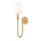Z-Lite Jisele Rubbed Brass 1 Light Wall Sconce 4505-1S-RB - alternate 1