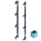 Siemens ALPHA DIN ALPHA BIG pack DIN-rail holder for 4 DIN rails dimensioned for 8GK9910-1KK85 - alternate 3