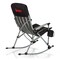 Picnic Time Family Of Brands NCAA Nebraska Cornhuskers Outdoor Rocking Camp Chair - XL Heavy Duty Camping Chair 805-01-175-404-0 - alternate 2