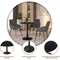 Leisuremod Bristol Modern Round Dining Table with MDF Wood Top and Steel Pedestal Base BTBL-24BLS - alternate 4