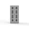 Strong Hold 14 GA Extra Heavy Duty Clearview Cabinet 36-LD-243-L - alternate 3