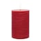 Homeroots Set of Two Red Flameless Pillar Candles, 2PK 633986 - alternate 1