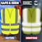 Neiko High Visibility Safety Vest ANSI Class 2, No Pocket, Neon Yellow, XX-Small (2XS) 54068A - alternate 4