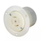 Hubbell Wiring Device-Kellems Locking Receptacle, L22-20R, 20 A, 277/480V AC, Three Phase, 4 Pole, Flush Mount, White HBL2526ST - alternate 1
