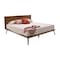 Homeroots Brown Wood King Bed Frame 486184 - alternate 3