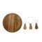Picnic Time Family Of Brands Acacia Brie Cheese Cutting Board & Tools Set 879-03-512-000-0 - alternate 4