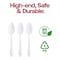 Smarty Had A Party White Baroque Disposable Plastic Dinner Spoons, 480PK 8330-WH-CASE - alternate 6