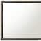 Homeroots 35" Gray Wood Framed Accent Mirror 318745 - alternate 5