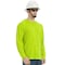Protectx Long Sleeve T-Shirt, Polyester, Green, S, 2 PK HV-L50CT190-GN-02-S - alternate 5
