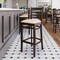 Flash Furniture HERCULES Ladder Back Walnut Wood Restaurant Barstool - Tan Vinyl Seat XU-DGW0005BARLAD-WAL-TNV-GG - alternate 6
