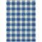 Homeroots 5' X 8' Navy Blue And Gray Plaid Washable Indoor Outdoor Area Rug 595410 - alternate 8