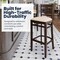 Flash Furniture HERCULES Ladder Back Walnut Wood Restaurant Barstool - Tan Vinyl Seat XU-DGW0005BARLAD-WAL-TNV-GG - alternate 7