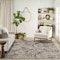 Homeroots 9' X 12' Brown And Ivory Palm Leaf Indoor Outdoor Area Rug 551367 - alternate 4