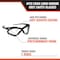 Malta Dynamics APEX Foam-Lined Safety Glasses-1 Pack ANSI Z87.1 Spoggles, Anti Scratch Protective Eyewear SG1220 - alternate 2