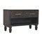 Homeroots 34in Brown Solid Wood Storage Bench With Shoe Storage 723443 - alternate 9