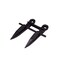 Mytee Products 2Pk Sickle Bar Rock Guard fits MacDon 118344, 2 Prong Sickle Mower Knife Guard, 2PK SG-2005x2 - alternate 3