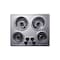 Summit 24in Wide 240V 4-Burner Coil Cooktop CR4SS24 - alternate 1