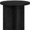 Homeroots 22" Black Wood Round End Table 544243 - alternate 6