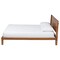 Baxton Studio Aldith Japandi Walnut Brown Toolless Assembly Queen Platform Bed 258-13796-ZORO - alternate 5