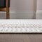 Jonathan Y Athens Classic Border Marble Pattern High-Low Silver/White 4 ft. x 6 ft. Area Rug CAR102A-4 - alternate 3
