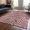 Homeroots 5' X 8' Brown And Pink Animal Print Washable Indoor Outdoor Area Rug 600667 - alternate 3