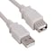 Sanoxy 10ft USB 2.0 A Male to A Female Extension Cable, White SNX-CBL-LDR-U2101-8210 - alternate 1