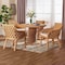 Bali & Pari Wymond Natural Rattan Dining Set 262-14154-13944-ZORO - alternate 6