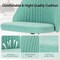 Yssoa Simple Deluxe Armless Office Desk Chair, Modern Cute Swivel Vanity Chair Comfy Home Office Chairs w 3A88HKCHAIROFFICEGRN01 - alternate 5
