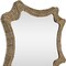 Homeroots 37" Brown Abstract Metal Framed Accent Mirror 574027 - alternate 6