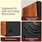 Pyle Powered Bookshelf Speaker System with Bluetooth, 80W Active Stereo Speakers, Bass Reflex Natural PBKSP25NC - alternate 4