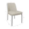 Manhattan Comfort Loft Metal Vegan Leather Side Chair in Stone Gray - Set of 2 DC1533-1 - alternate 7