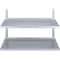 Amgood 16 in. x 48 in. Two-Tier Metal Wall Mount Shelf WSD-1648-Z - alternate 7