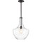 Jonathan Y Watts 13.25" 1-Light Mid-Century Modern Iron/Glass LED Pendant, Oil Rubbed Bronze/Clear JYL6401B - alternate 8