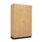 Diversified Spaces Tall Storage Cabinet, Oak Frame, 6 Shelves 353-4822K - alternate 1