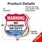 Signmission Warning No Lifeguard On Duty, 18 inch X 18 inch, Vinyl Decal, 2PK SHI-D-2PACK-18-479 - alternate 2