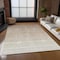 Homeroots 8' X 10' Beige And Ivory Ombre Washable Indoor Outdoor Area Rug 595784 - alternate 5