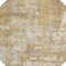 Homeroots 8' Gold Brown And Beige Round Abstract Washable Indoor Outdoor Area Rug 597964 - alternate 3