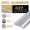 Waterlock Micromesh 6" K-Style & Box Gutters Aluminum/SS Gutter Guard, White, 1ft Sample WM-6KS-001-WHT - alternate 2