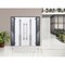 Vdomdoors Steel Double Doors Deux 1717 Gray Graphite 2 Sidelight Exterior Windows Stainless Inserts Single Mo DEUX1717DEXD-GRE-RH-W14+72+14 x H80 - alternate 3