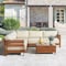 Alaterre Furniture Barton Weather-Resistant  Set of 2 Outdoor Patio Furniture Set, Outdoor Sectional, Lift Top Table 80-OUTD-WD-SECT-S1 - alternate 6