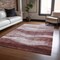 Homeroots 8' X 10' Blush And Brown Abstract Washable Indoor Outdoor Area Rug 604962 - alternate 4