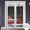 Sartodoors Solid French Double Doors, Lucia 1299 White Silk, Wood Solid Panel Frame Trims, Closet Bedroom St LUCIA1299DD-WS-84 - alternate 4