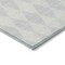 Homeroots 8' X 10' Silver And Ivory Geometric Washable Indoor Outdoor Area Rug 577112 - alternate 6